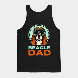Begale Dad Vintage Dog Owner Retro Dog Father Tank Top